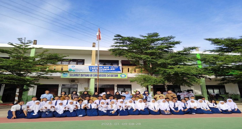 Pelantikan OSIS SMP Negeri 54 Batam 2022/2023